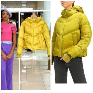 NWT UGG RONNEY CROPPED PUFFER JACKET RELISH Sz-S